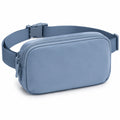H¨¹fttasche 22 x 6 x 14 cm aus Polyester Blau mit Rei?verschluss f¨¹r Alltag und Reisen