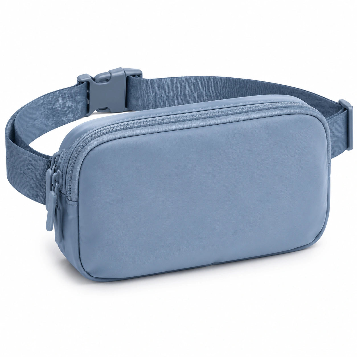 H¨¹fttasche 22 x 6 x 14 cm aus Polyester Blau mit Rei?verschluss f¨¹r Alltag und Reisen