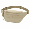 G¨¹rteltasche 32 x 8 x 16 cm aus Textil in Beige mit verstellbarem H¨¹ftgurt
