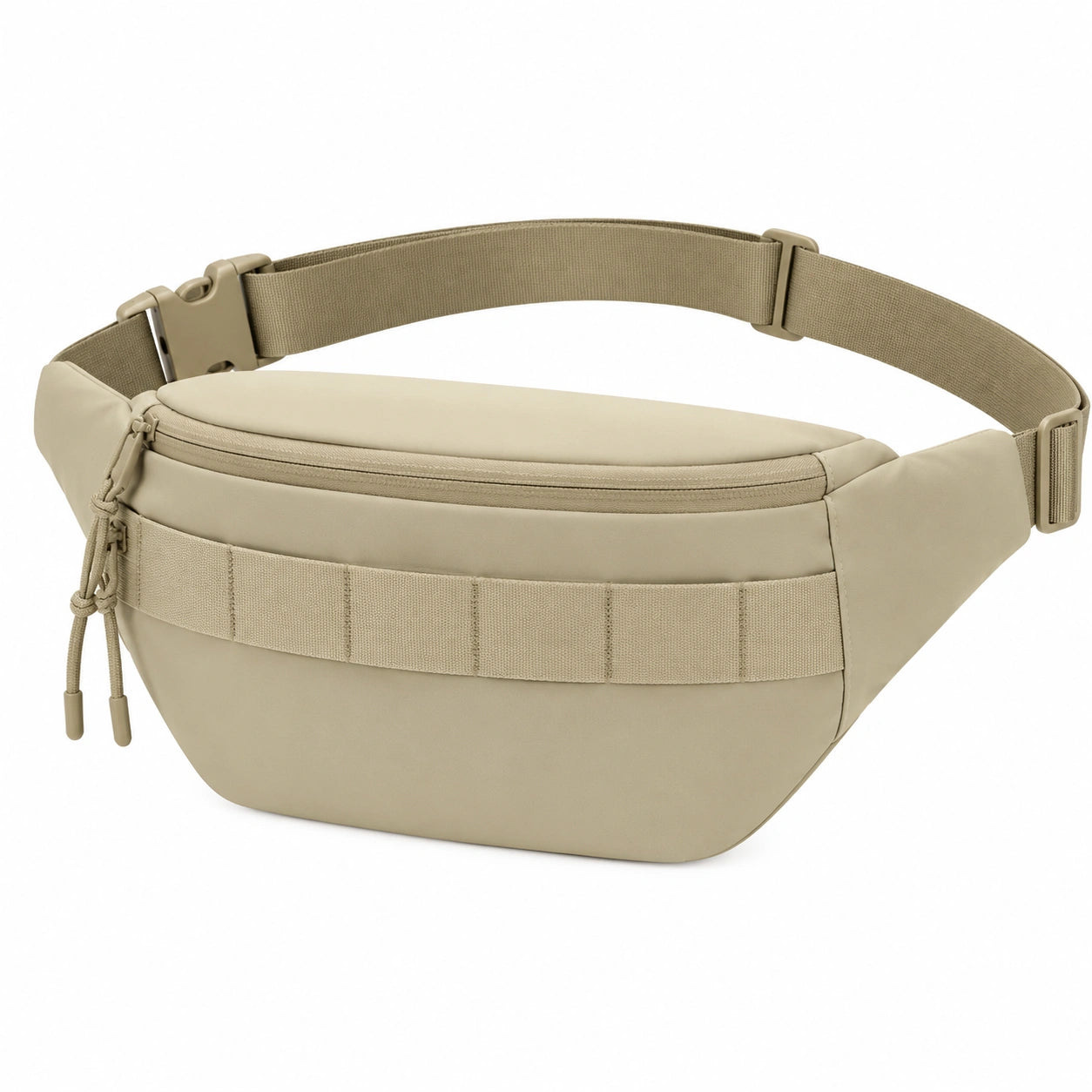 G¨¹rteltasche 32 x 8 x 16 cm aus Textil in Beige mit verstellbarem H¨¹ftgurt