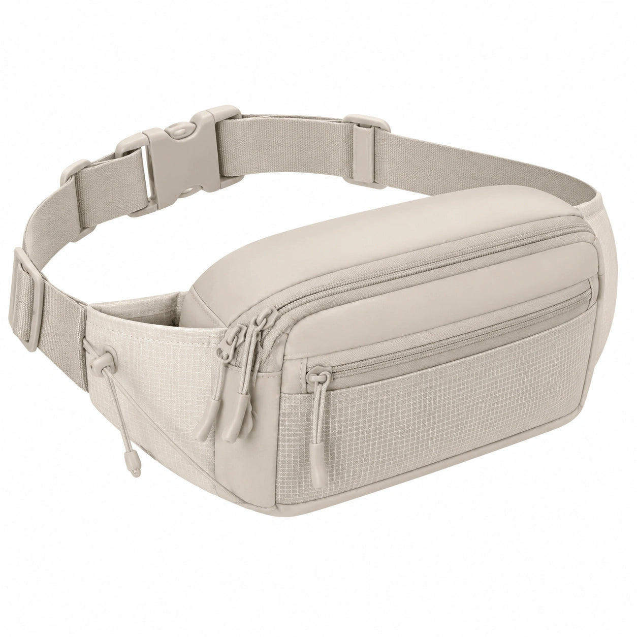 G¨¹rteltasche 30 x 8 x 15 cm aus Textil in Beige mit verstellbarem H¨¹ftgurt
