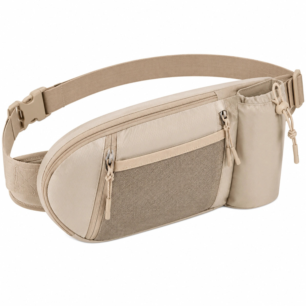 G¨¹rteltasche 30 x 8 x 17 cm aus Polyester in Sand mit Flaschenhalter