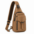 Umh?ngetasche 18 x 8 x 31 cm Kunstleder Braun mit verstellbarem Schultergurt