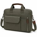 Laptoptasche 40 x 8 x 30 cm aus Textilgewebe olivgr¨¹n mit Schultergurt