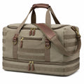 Reisetasche 55 x 28 x 32 cm aus Textilgewebe in Khaki mit Schultergurt und mehreren F?chern