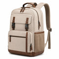 Rucksack 30 x 18 x 45 cm aus Textil in Beige Braun mit mehreren F?chern