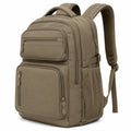Rucksack 32 ¡Á 20 ¡Á 45 cm aus Textil in Khaki mit Mehrfachf?chern