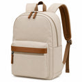 Rucksack 30 x 15 x 42 cm Textil Beige Braun Alltag mit Rei?verschl¨¹ssen
